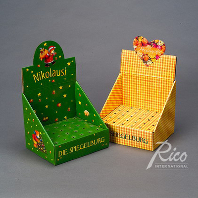 Kalite  Customizable Highly Visible Brown 1/4 Pallet Market Boxes For Branding Fabrika