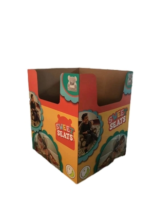 Çukurlu Tasarım Tam Palet Katlanabilir Karton Ambalaj Pazarı Çift Duvarlı 7 Ply Duvarlı